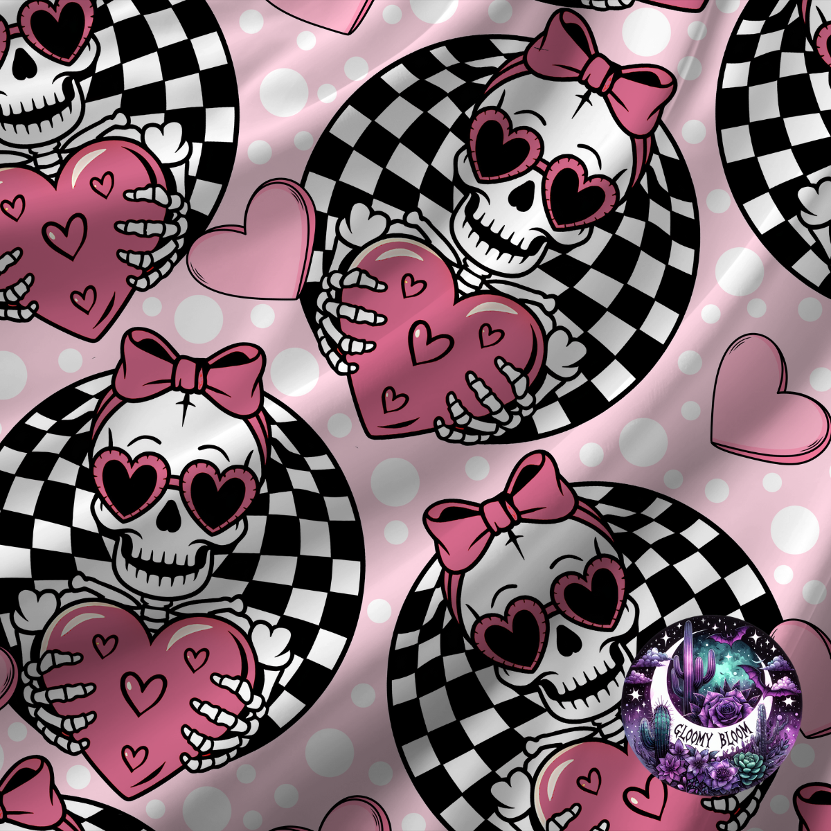 Skeleton Hearts Goth Super Soft Throw Blanket Valentine's Day Blanket