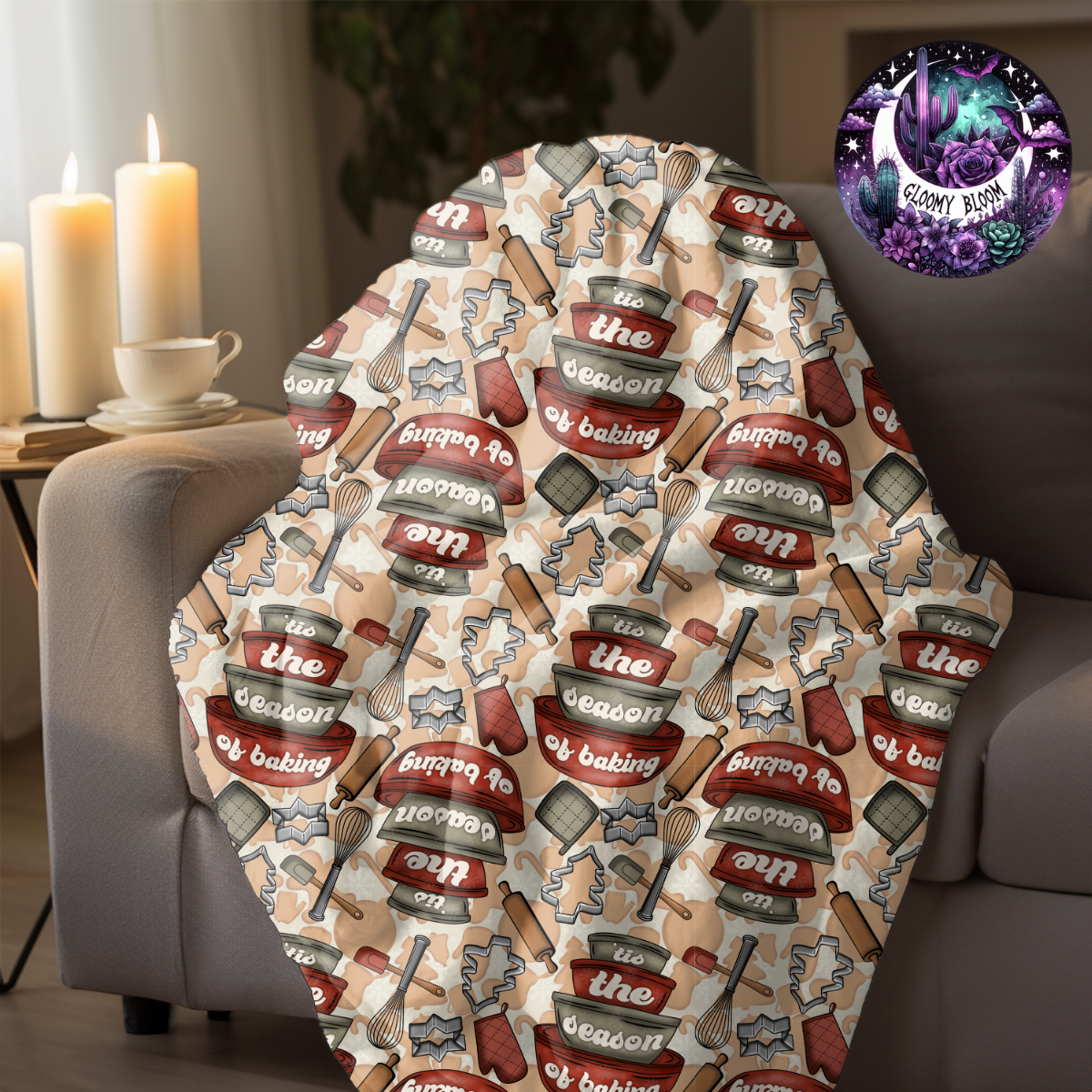 Tis The Season of Baking Blanket