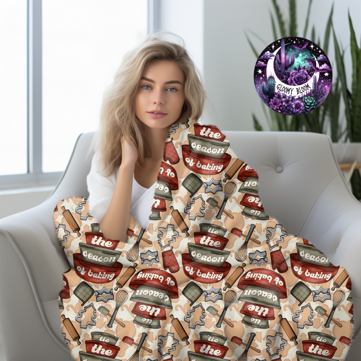 Tis The Season of Baking Blanket