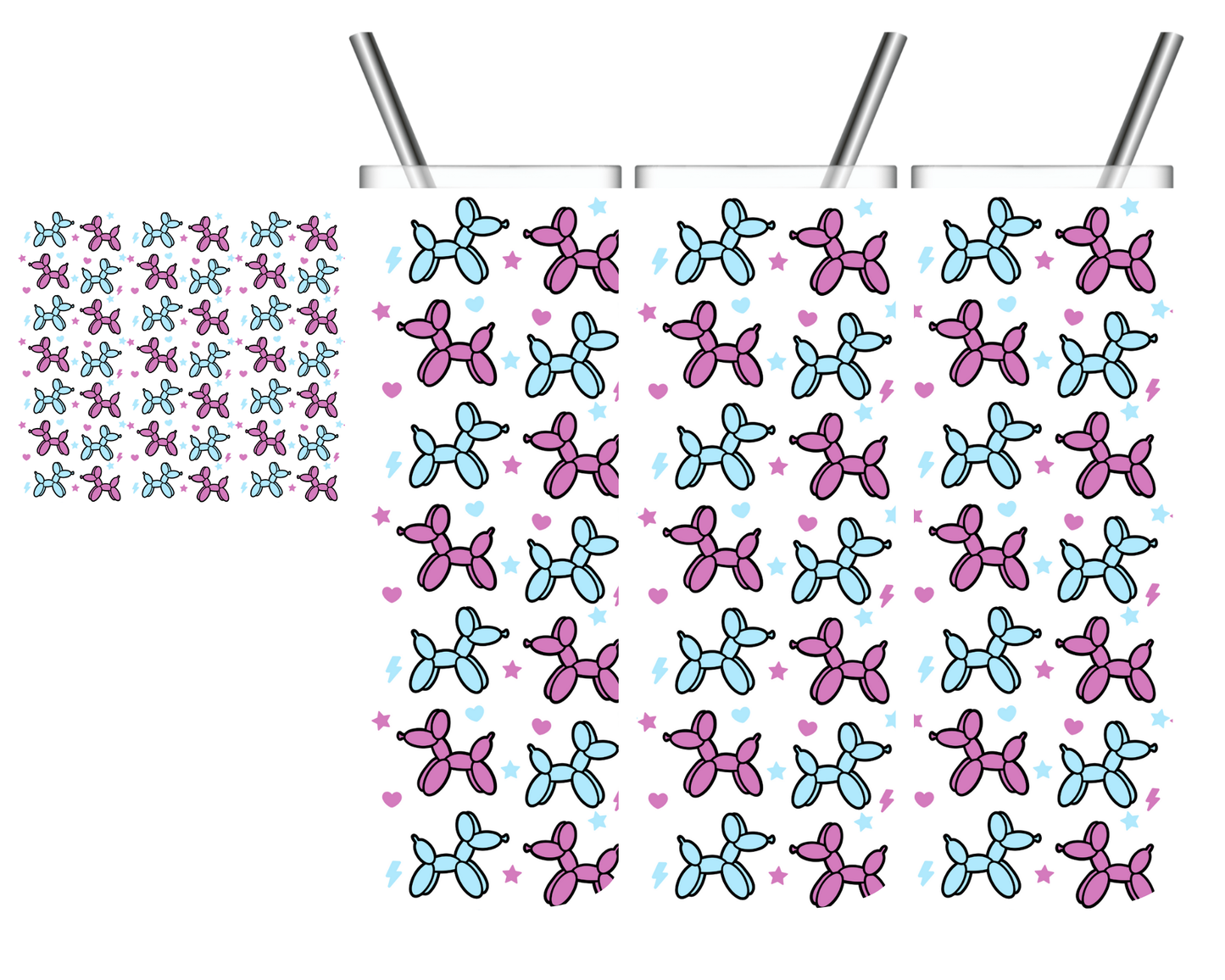 Mini Balloon Animals 20 oz Tumbler