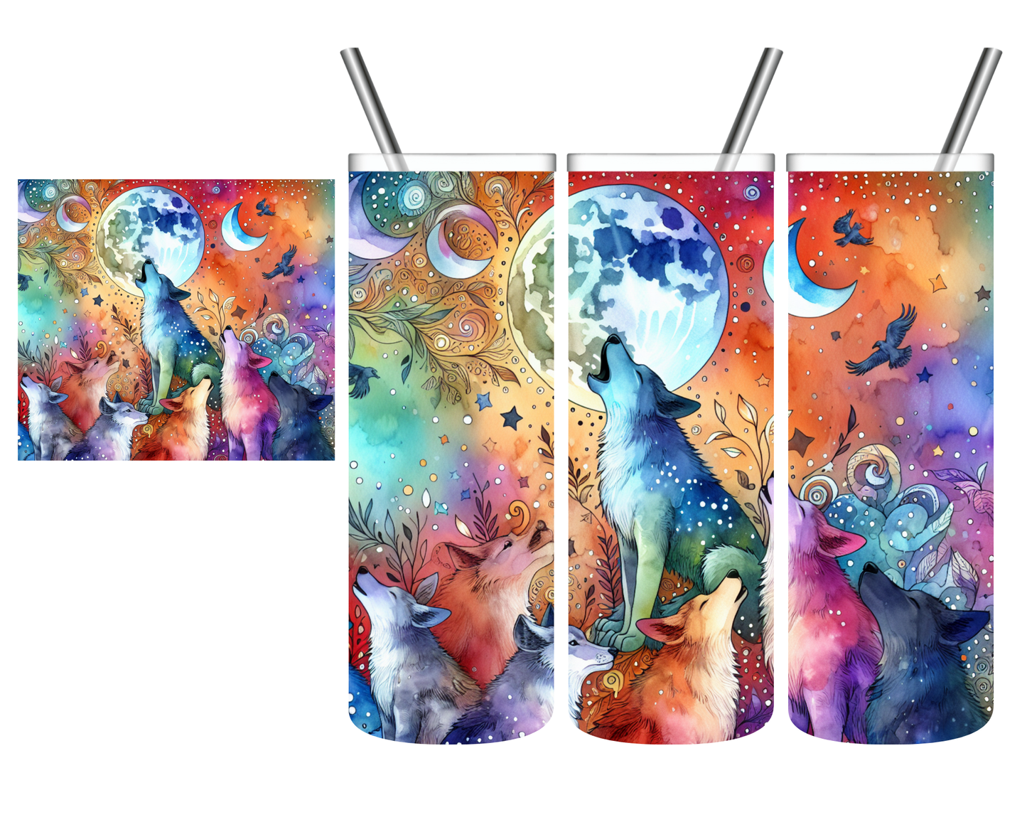 What The Fucculent Leopard Succulent 20 oz Tumbler
