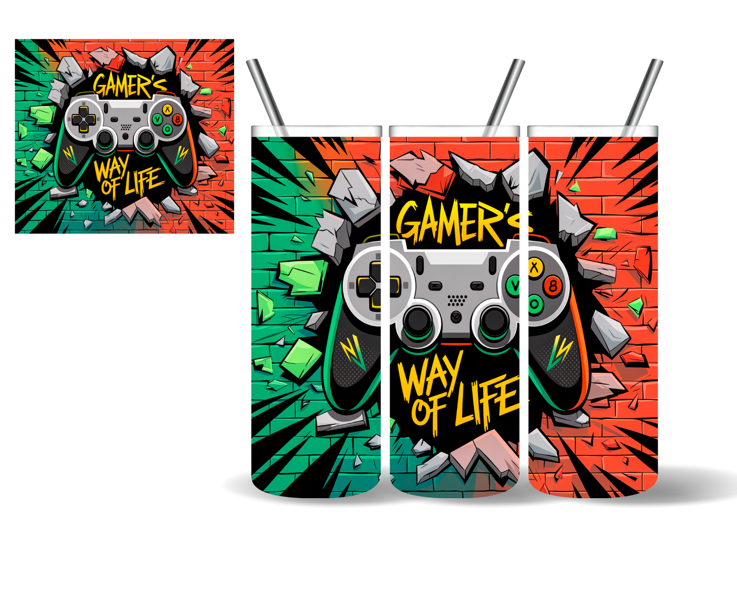 Gamer's Way of Life 20 oz Tumbler