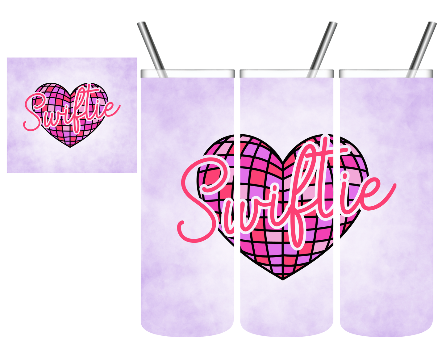 Swiftie Disco Heart 20 oz Tumbler