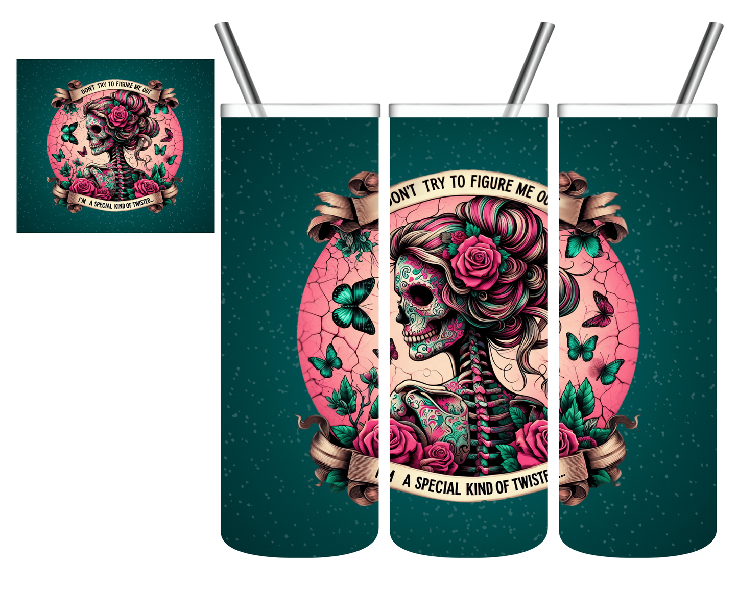 I'm A Special Type Of Twisted Skeleton 20 oz Tumbler