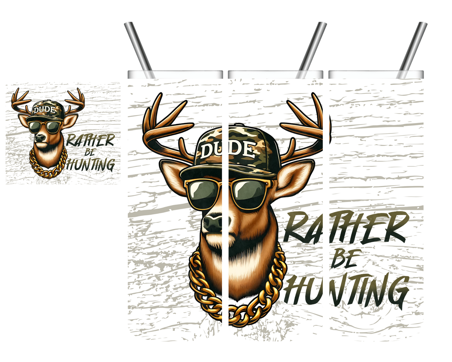 Rather Be Hunting 20 oz Tumbler