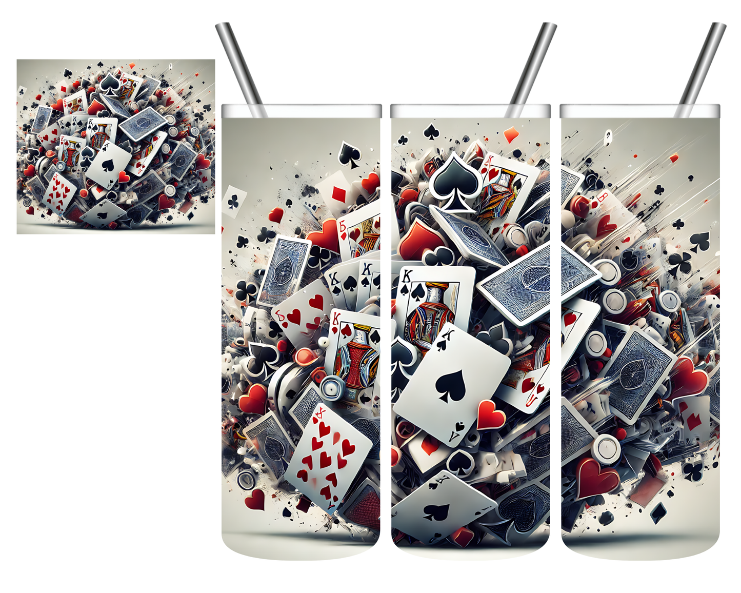 Playing Cards 20 oz Tumbler