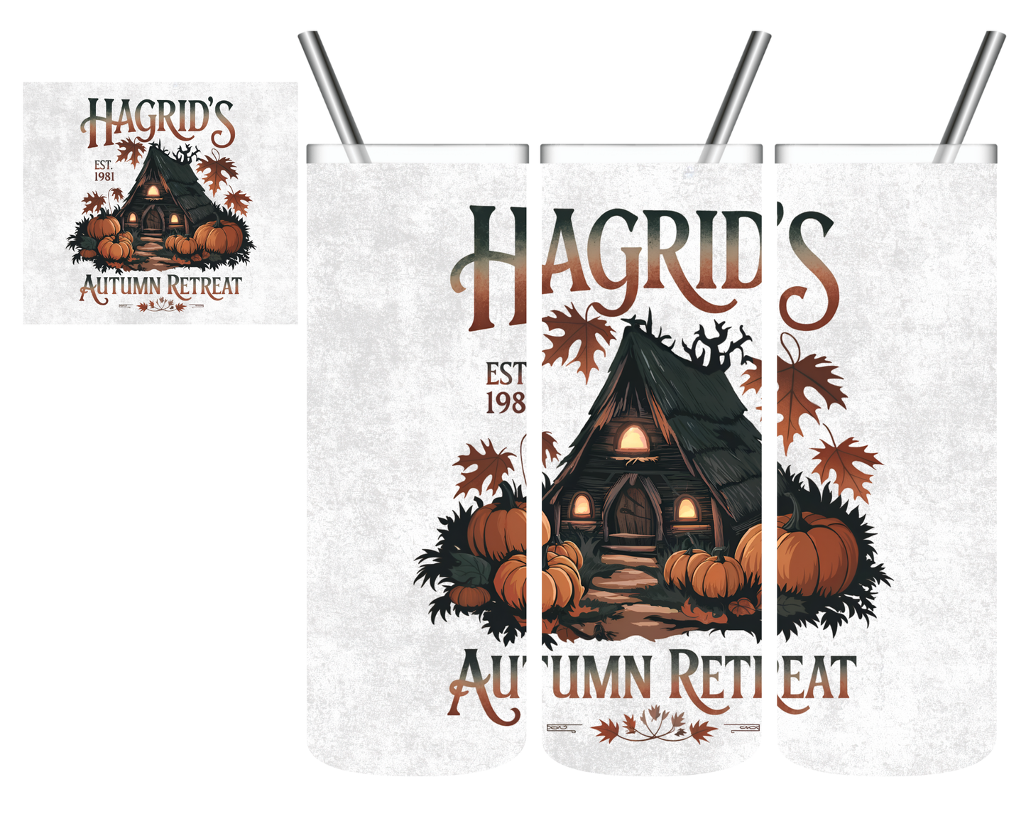 Autumn Retreat Fall 20 oz Tumbler