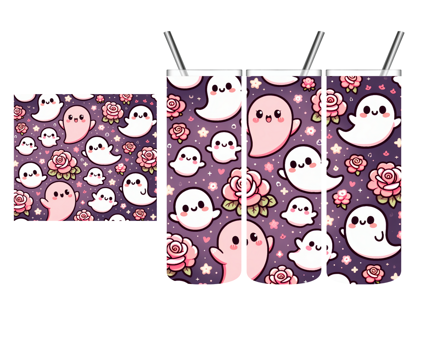 Ghosts & Roses 20 oz Tumbler