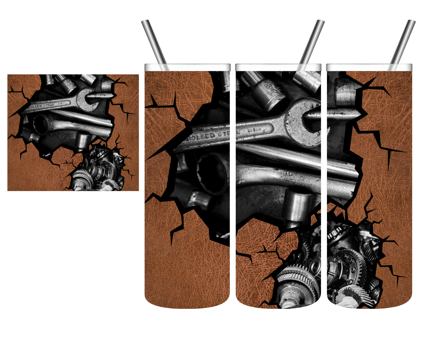 Leather Tools 20 oz Tumbler