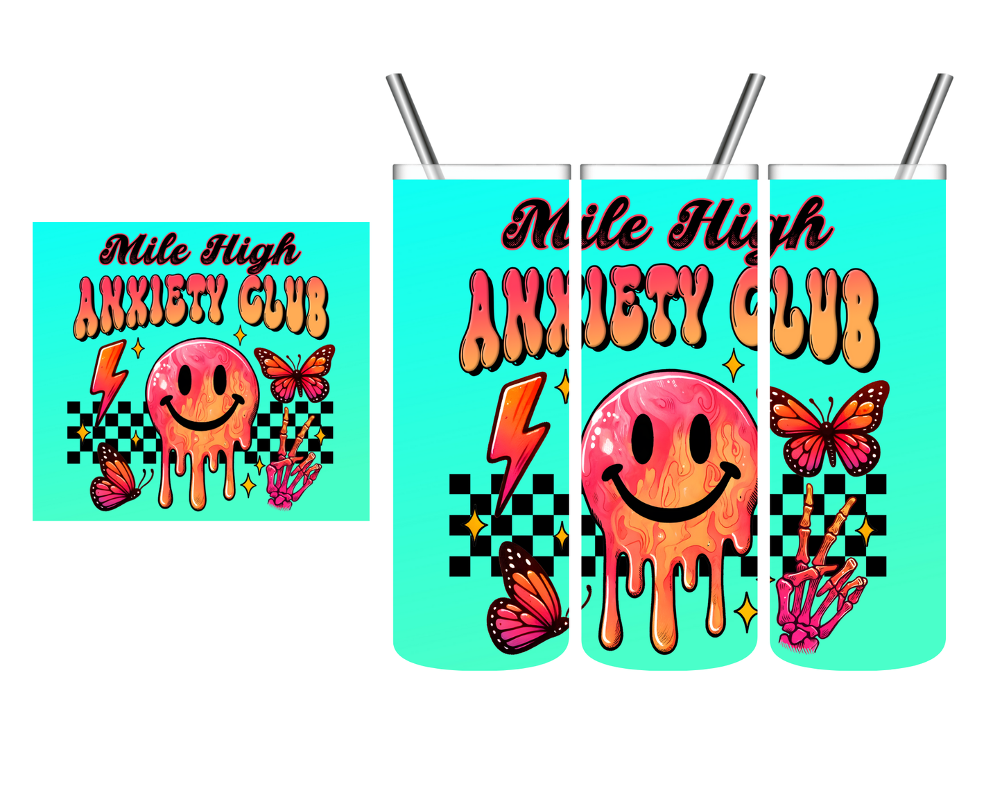 Mile High Anxiety Club 20 oz Tumbler