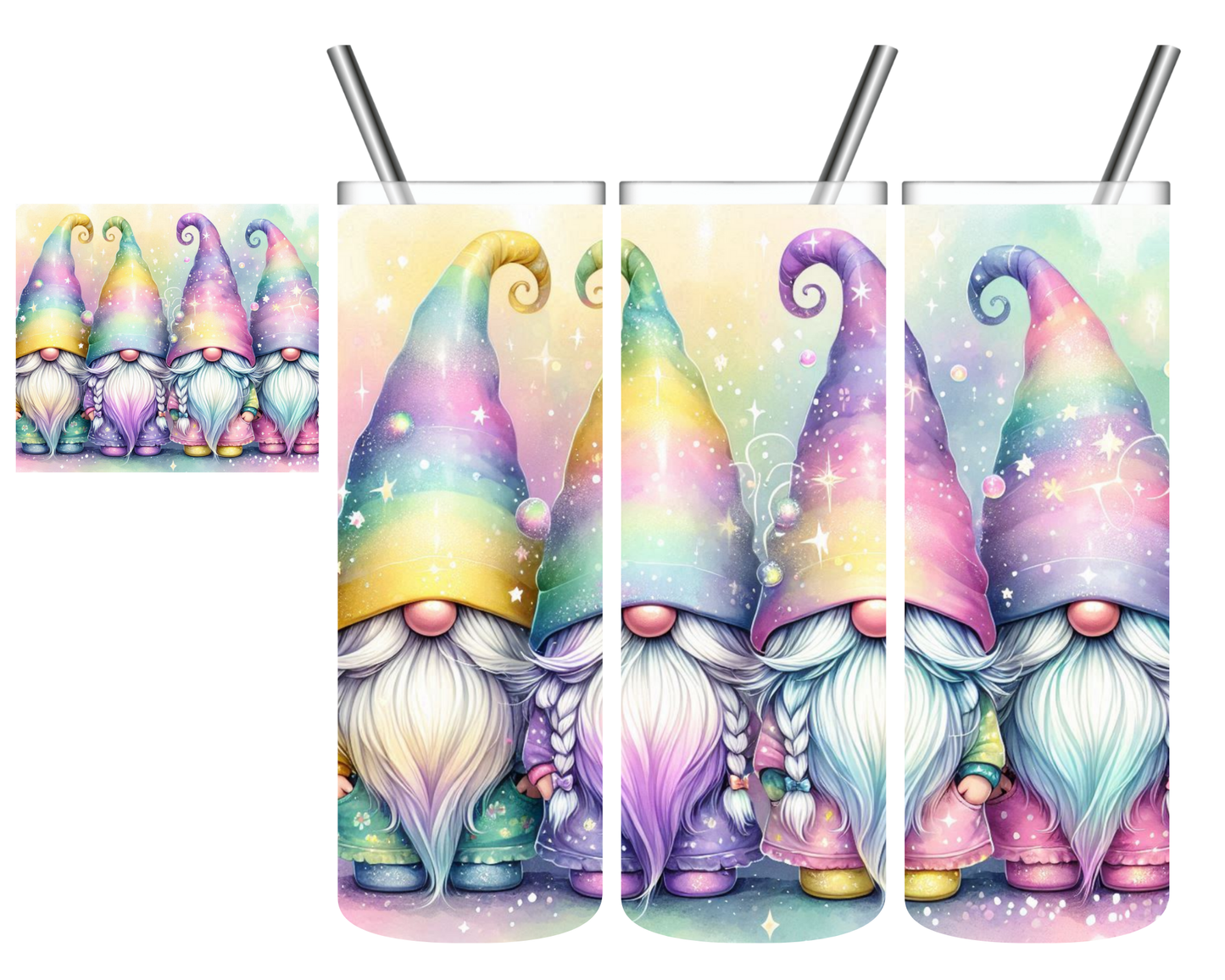 Pastel Gnomes 20 oz Tumbler