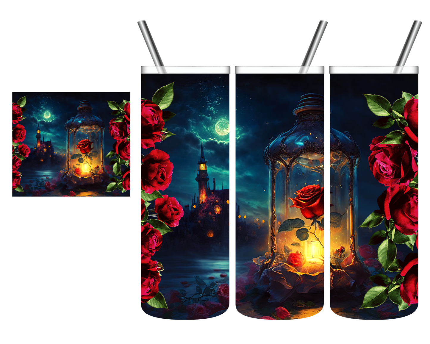 Enchanted Rose 20 oz Tumbler