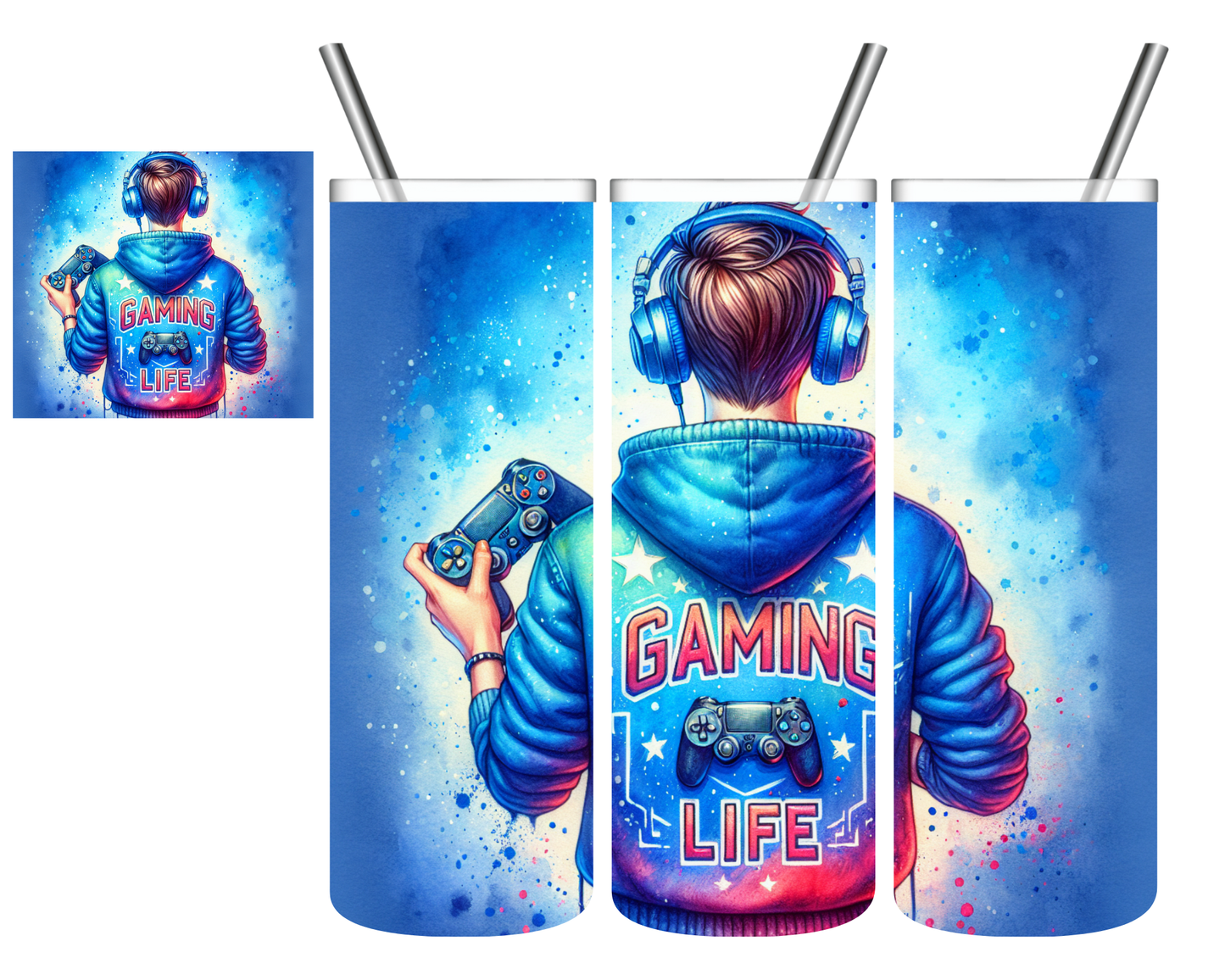 Gaming Life Guy 20 oz Tumbler