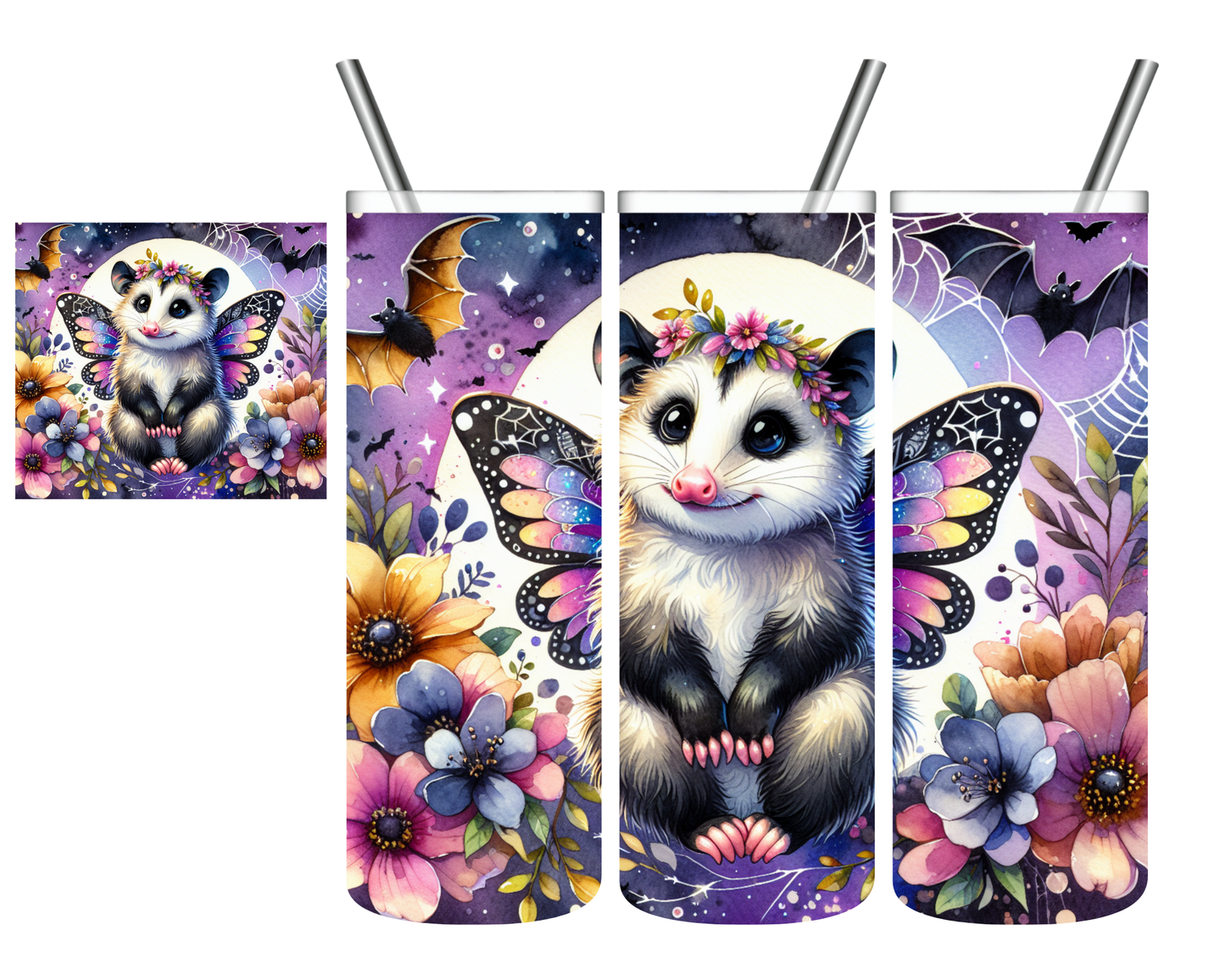 Opossum Fairy 20 oz Tumbler