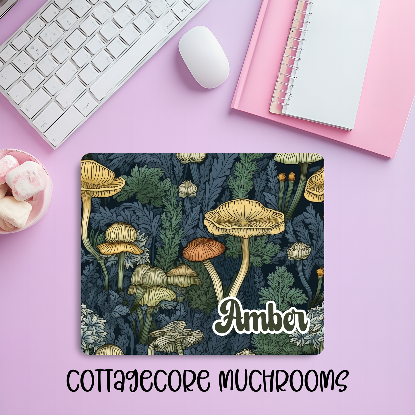 Personalized Mousepads Gloomy Bloom