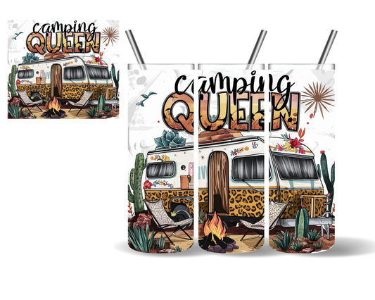 Camping Queen 20 oz Tumbler