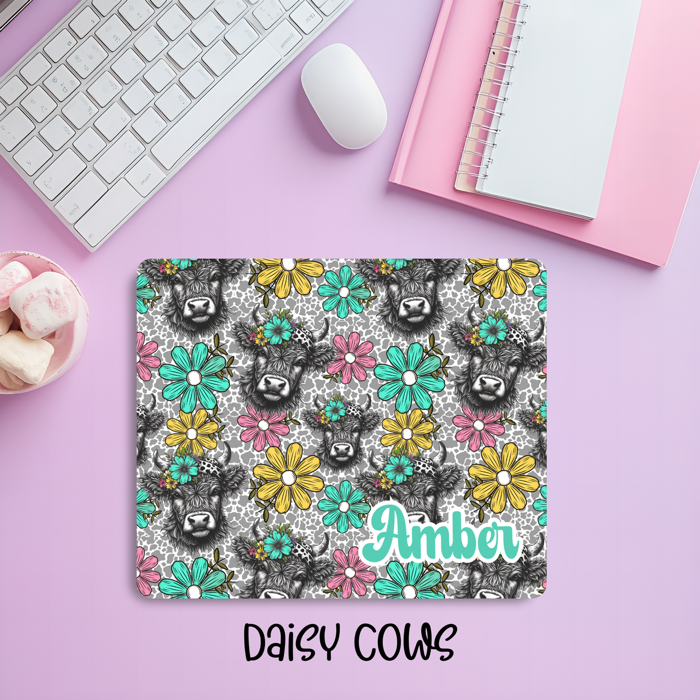 Personalized Mousepads Gloomy Bloom