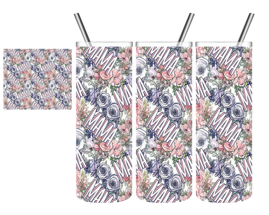 Floral Mama Repeat 20 oz Tumbler