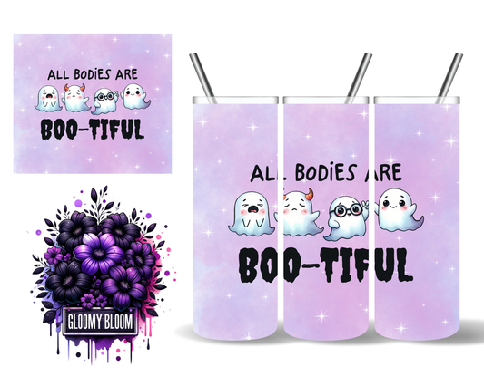 All Bodies Are Beautiful Ghost Halloween 20 oz Tumbler