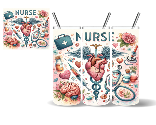 Nurse Heart Healthcare 20 oz Tumbler