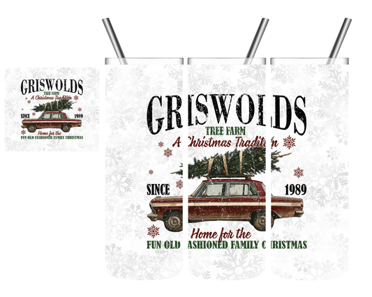 Griswold Tree Farm 20 oz Tumbler