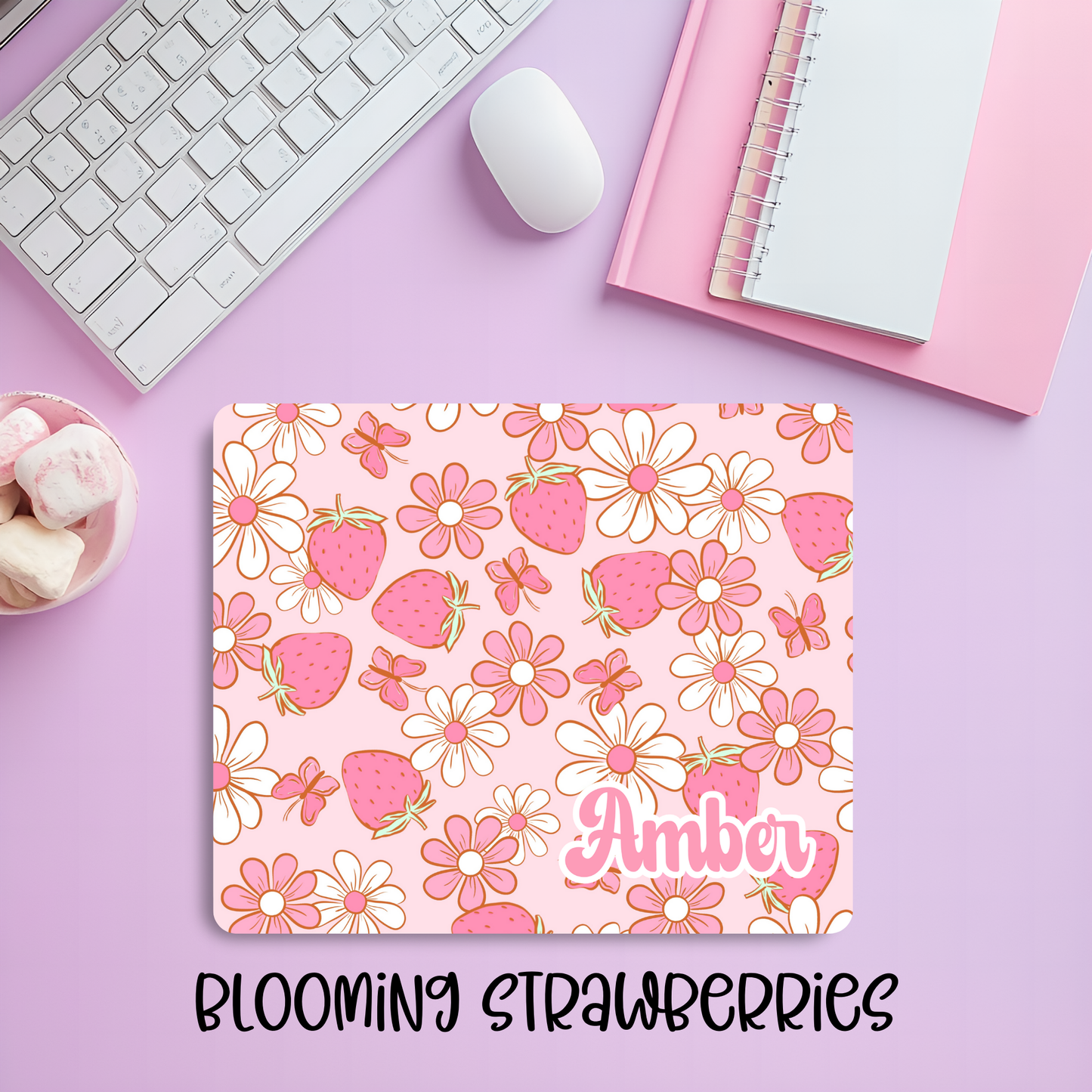 Personalized Mousepads Gloomy Bloom