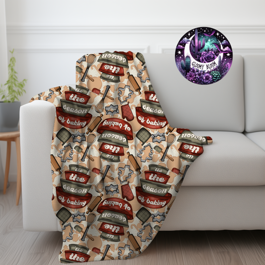 Tis The Season of Baking Blanket