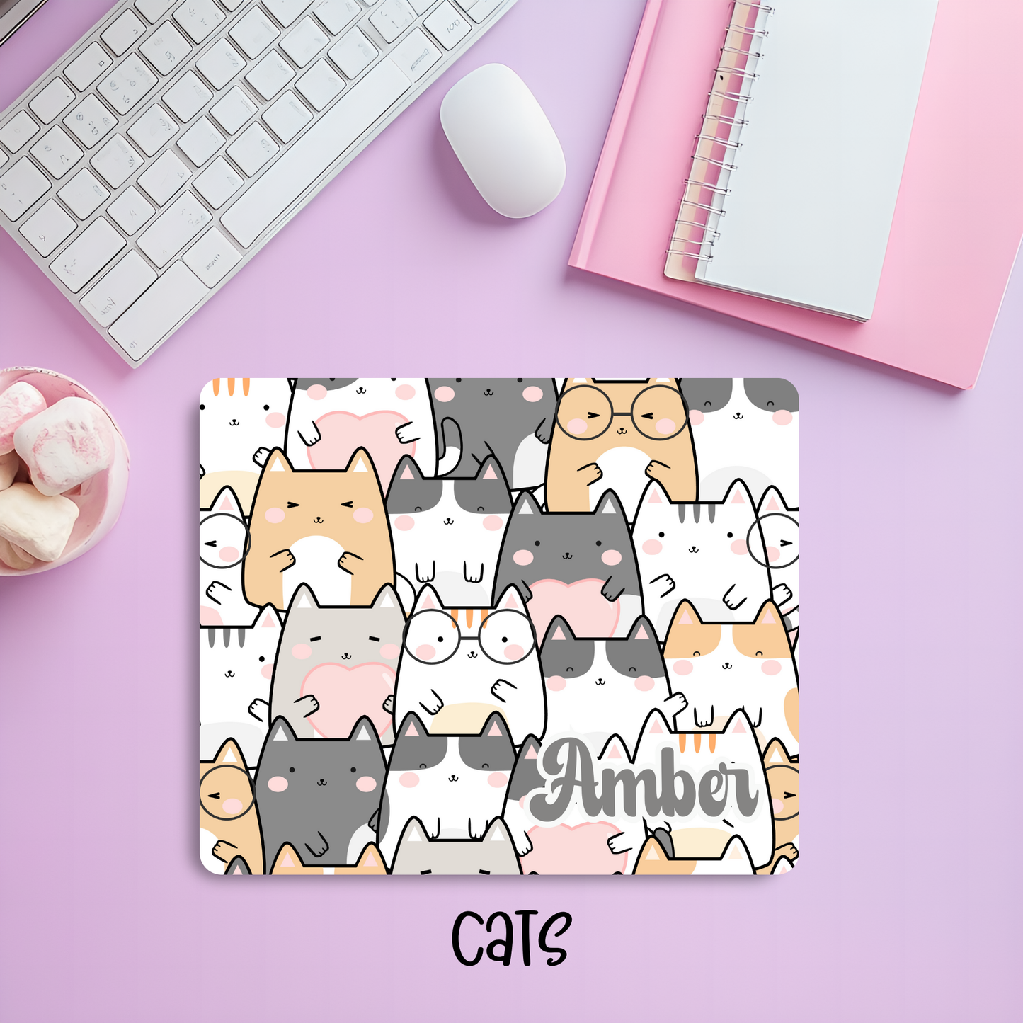 Personalized Mousepads Gloomy Bloom