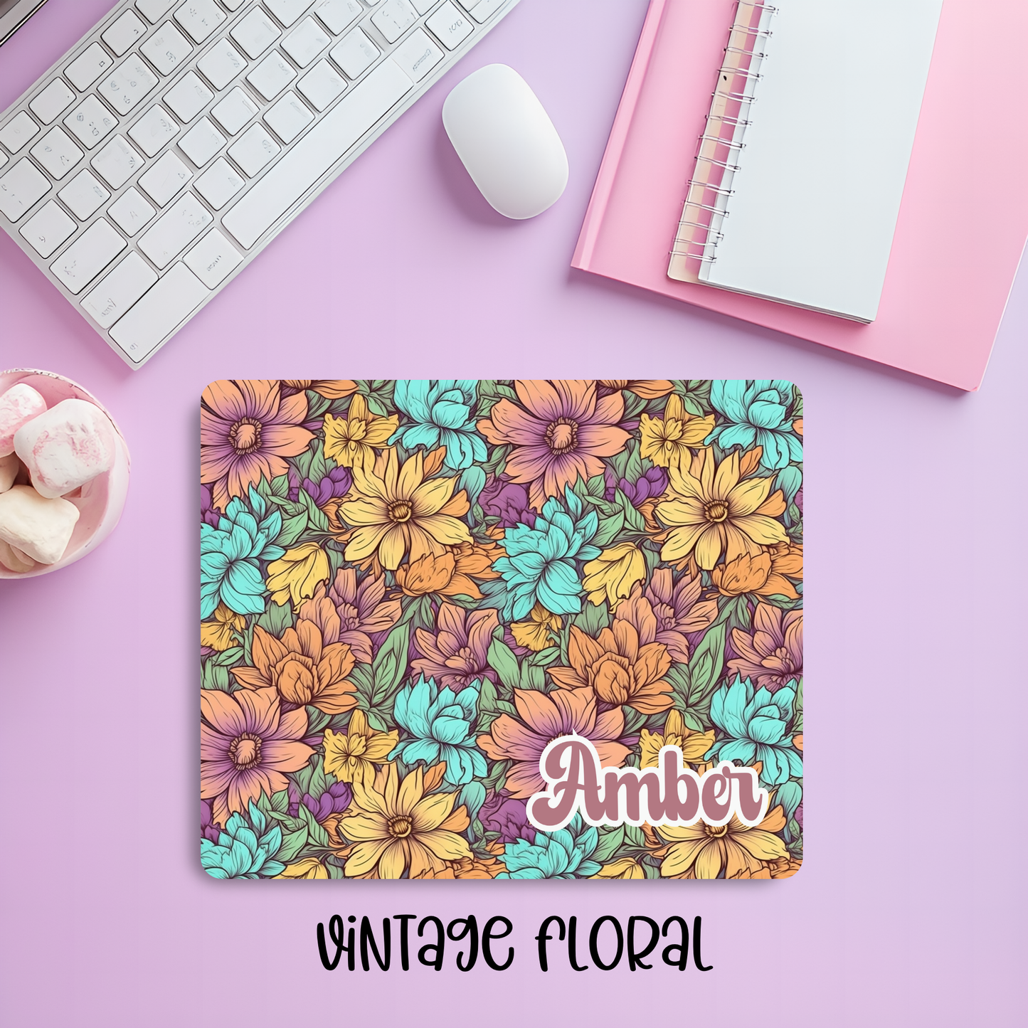 Personalized Mousepads Gloomy Bloom