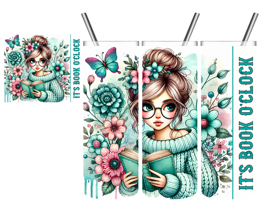 It's Book O'clock Bookish 20 oz Tumbler