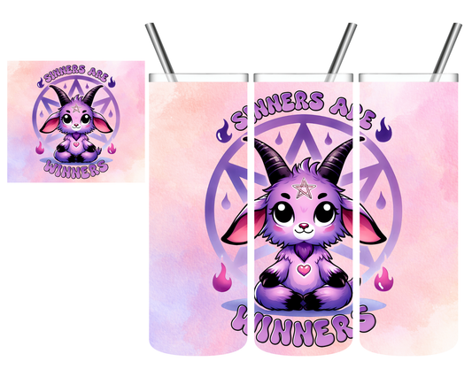 Sinner Are Winners Demon 20 oz Tumbler