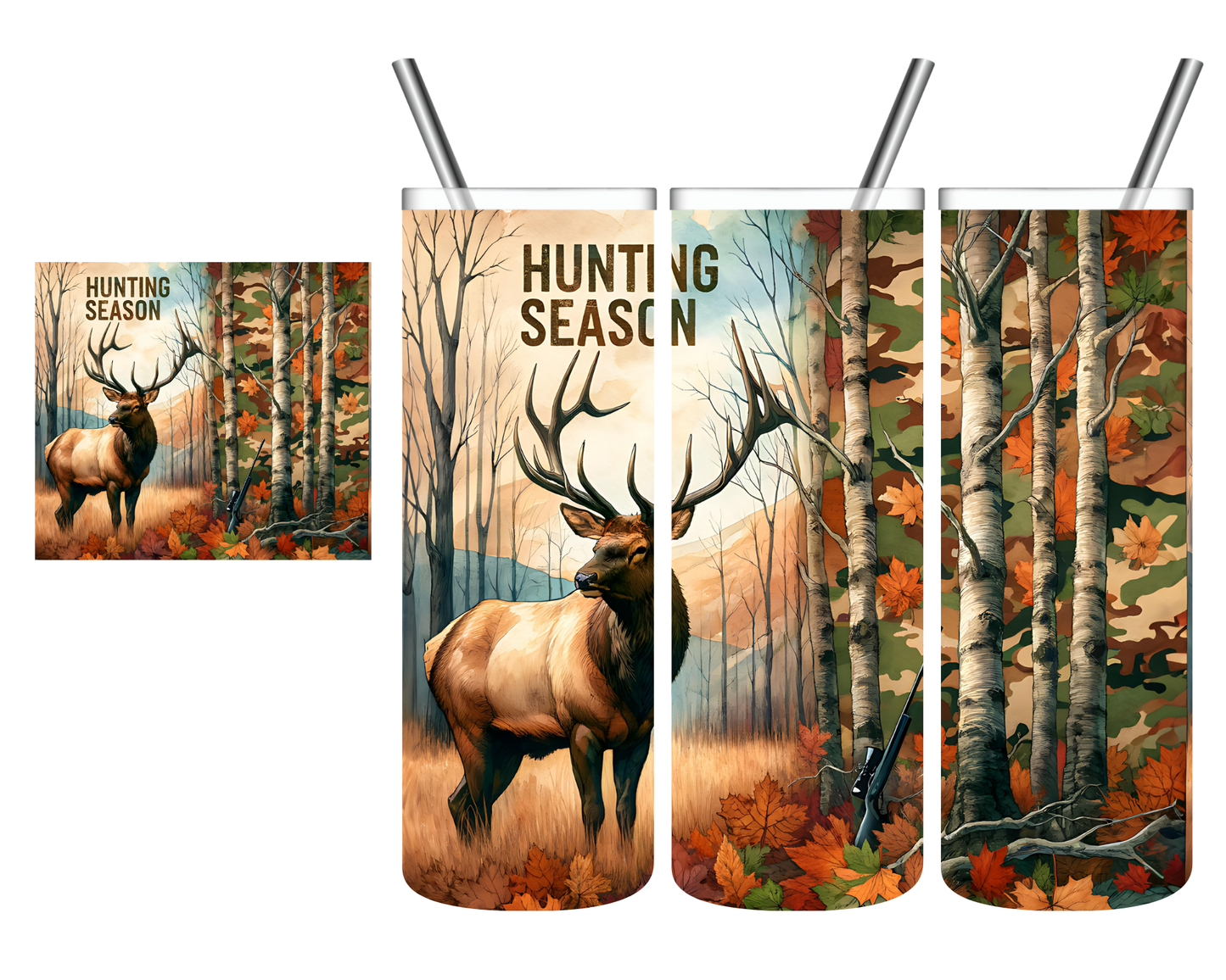 Hunting Season Elk 20 oz Tumbler