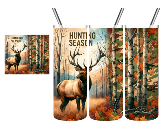 Hunting Season Elk 20 oz Tumbler