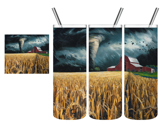 Tornado on a Farm 20 oz Tumbler