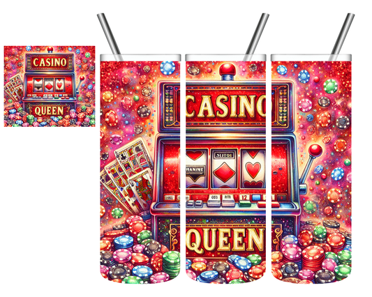 Casino Queen Gambling 20 oz Tumbler