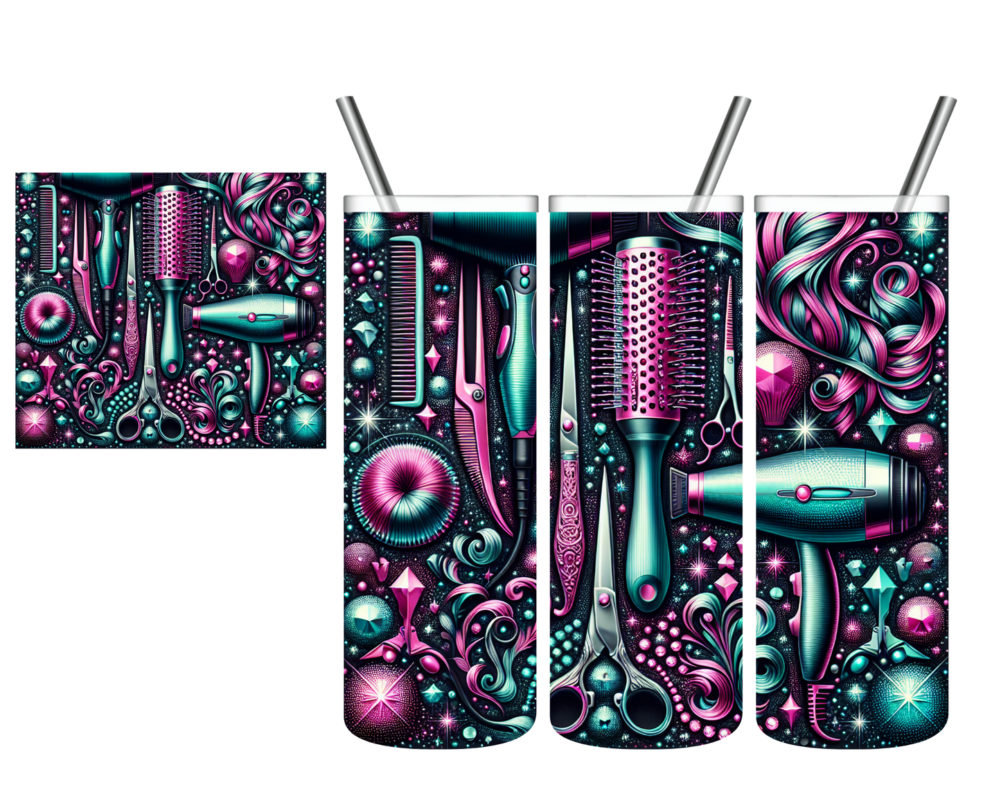 Glam Hair Stylist 20 oz Tumbler