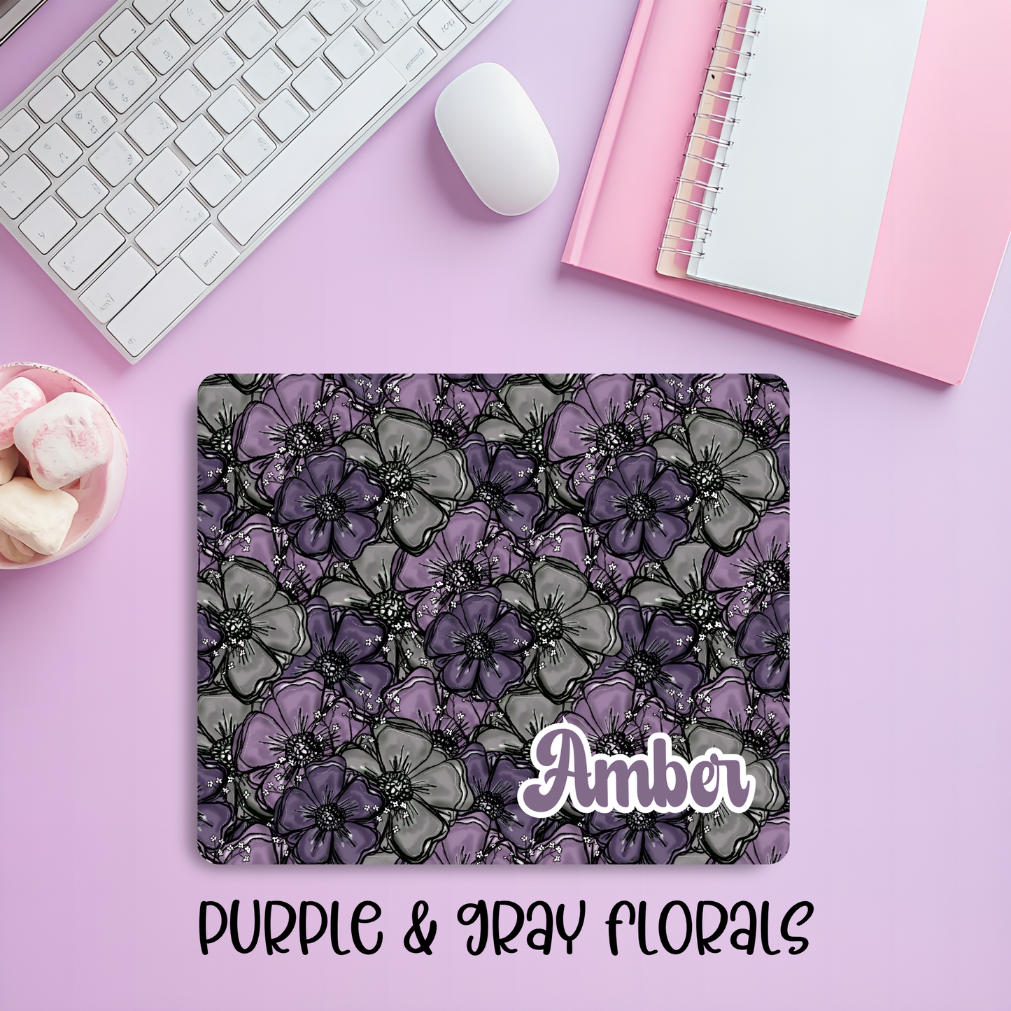 Personalized Mousepads Gloomy Bloom