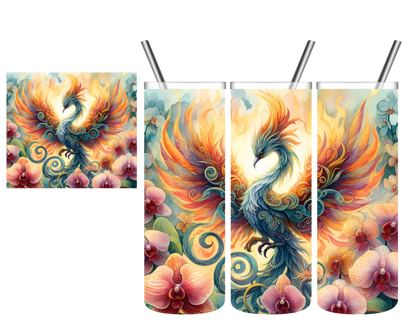 Phoenix Fire Bird 20 oz Tumbler