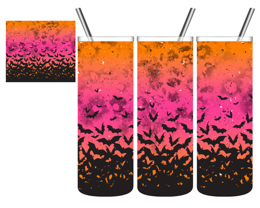 Neon Bats 20 oz Tumbler
