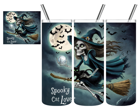 Spooky Witch Cat Lover 20 oz Tumbler