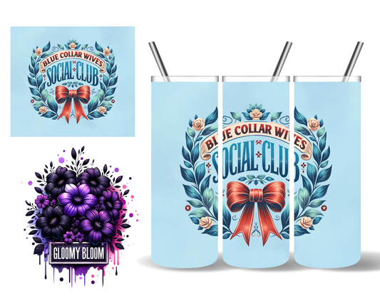Blue Collar Wife Social Club 20 oz Tumbler