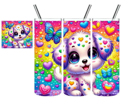 Lisa Pup Dog Puppy 20 oz Tumbler