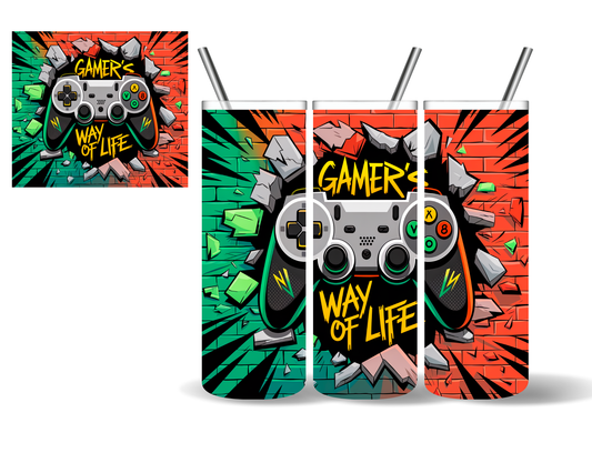 Gamer's Way of Life 20 oz Tumbler