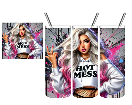 Hot Mess Woman 20 oz Tumbler