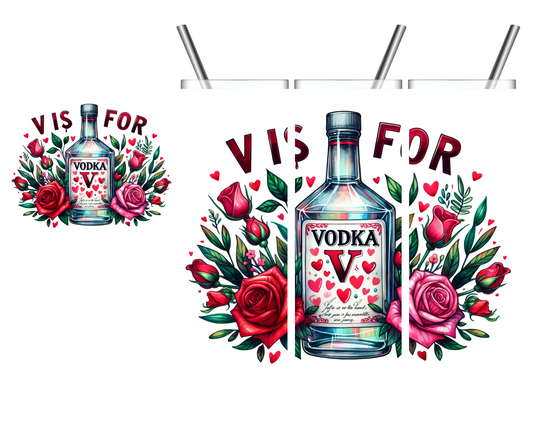 V is for Vodka 20 oz Tumbler