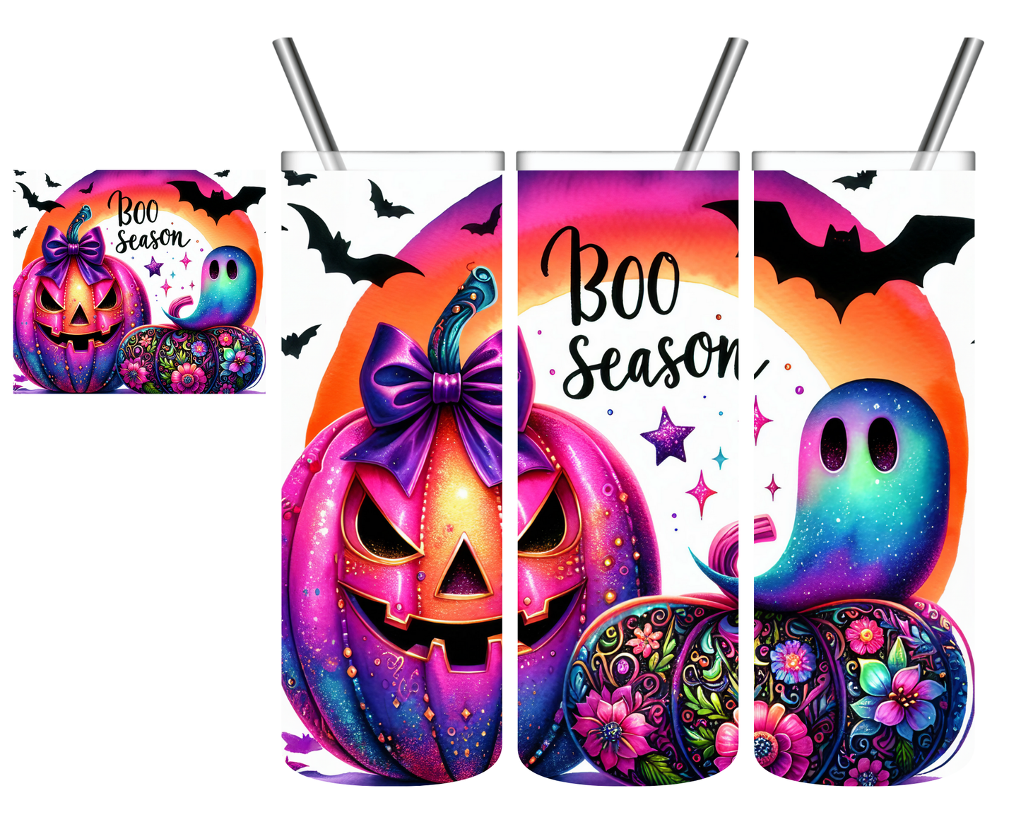 Boo Season Pretty Pumpkin 20 oz Tumbler