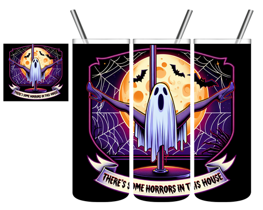 There's Some Horrors In This House Stripper Ghost 20 oz Tumbler