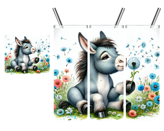 Dandelion Donkey 20 oz Tumbler