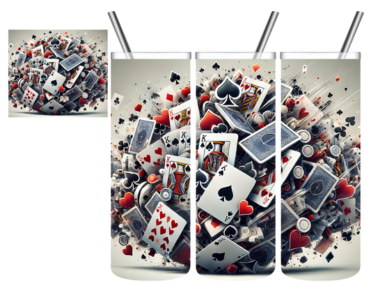 Playing Cards 20 oz Tumbler