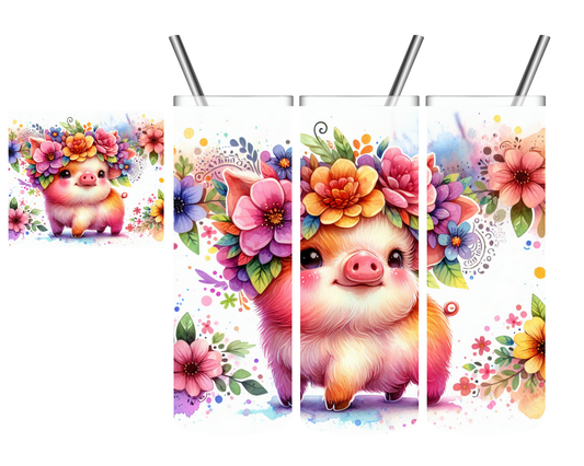 Mini Kune Kune Pig 20 oz Tumbler